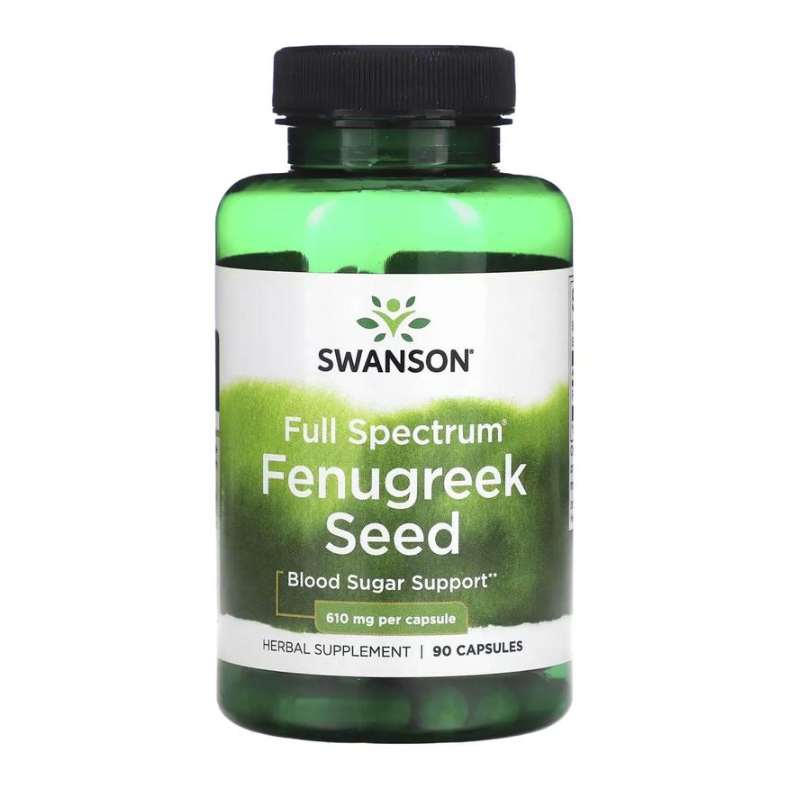 Swanson Semente de Feno-grego 610mg 90 Capsulas
