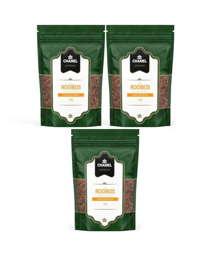 Chamel Kit 3 Chá de Rooibos (aspalathus Linearis) 30g