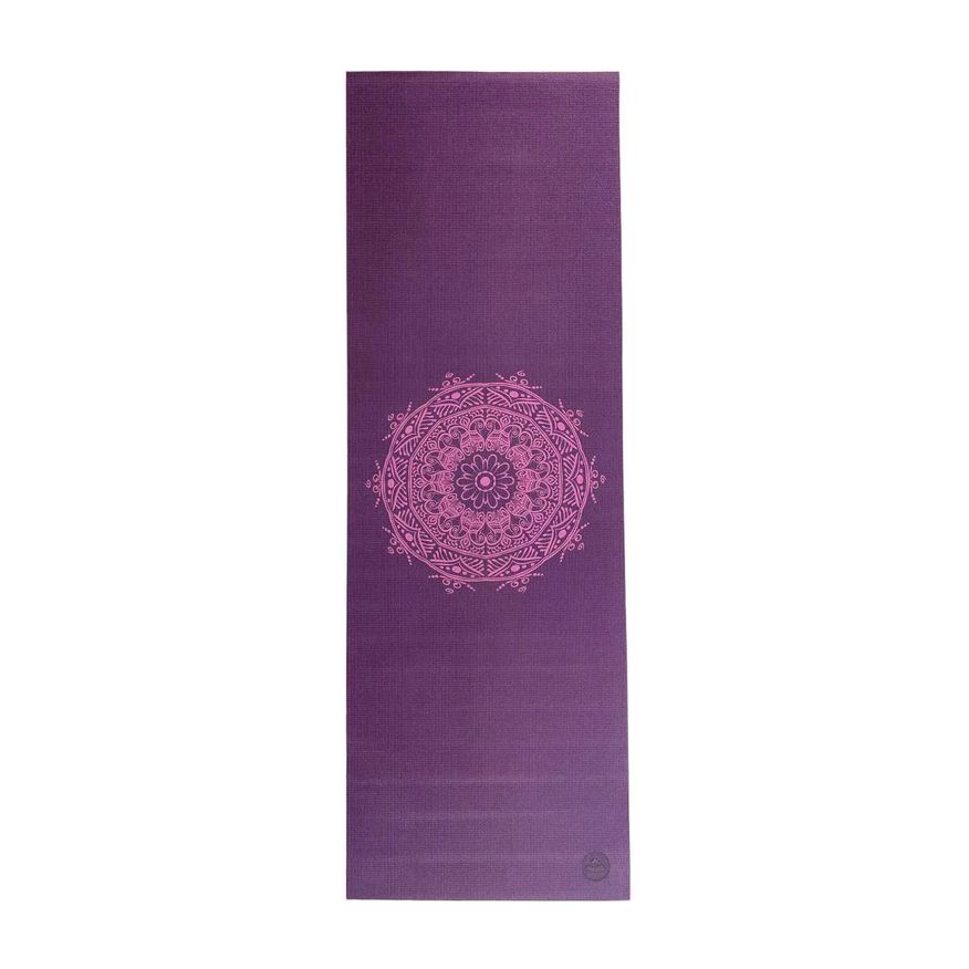 Yogateria Leela Mandala – 4.5mm Pvc Ecológico Ameixa Mandala Roxo