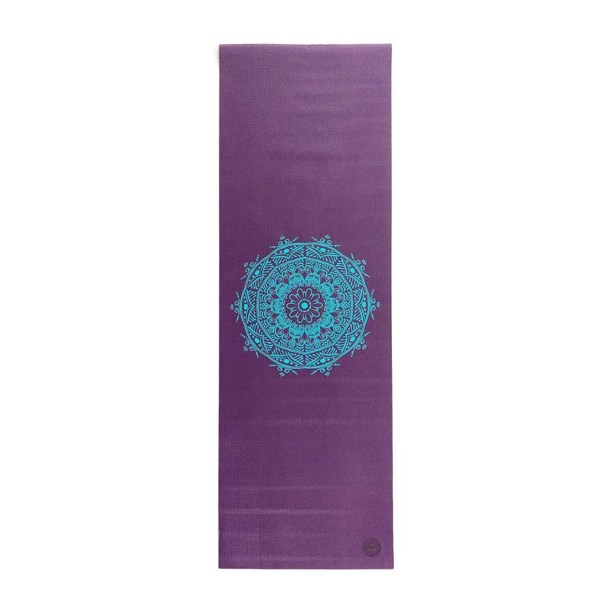 Yogateria Leela Mandala – 4.5mm Pvc Ecológico Ameixa Mandala Turquesa