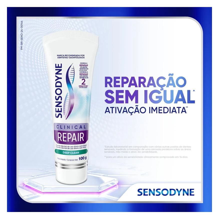 Sensodyne Creme Dental Clinical Repair Deep Clean 100g