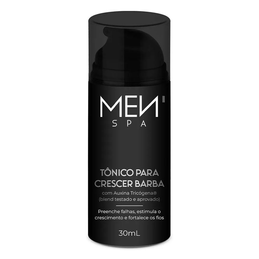 para Tônico Crescer Barba 30 Dias - Acelera e Preenche Falhas 30ml Menspa