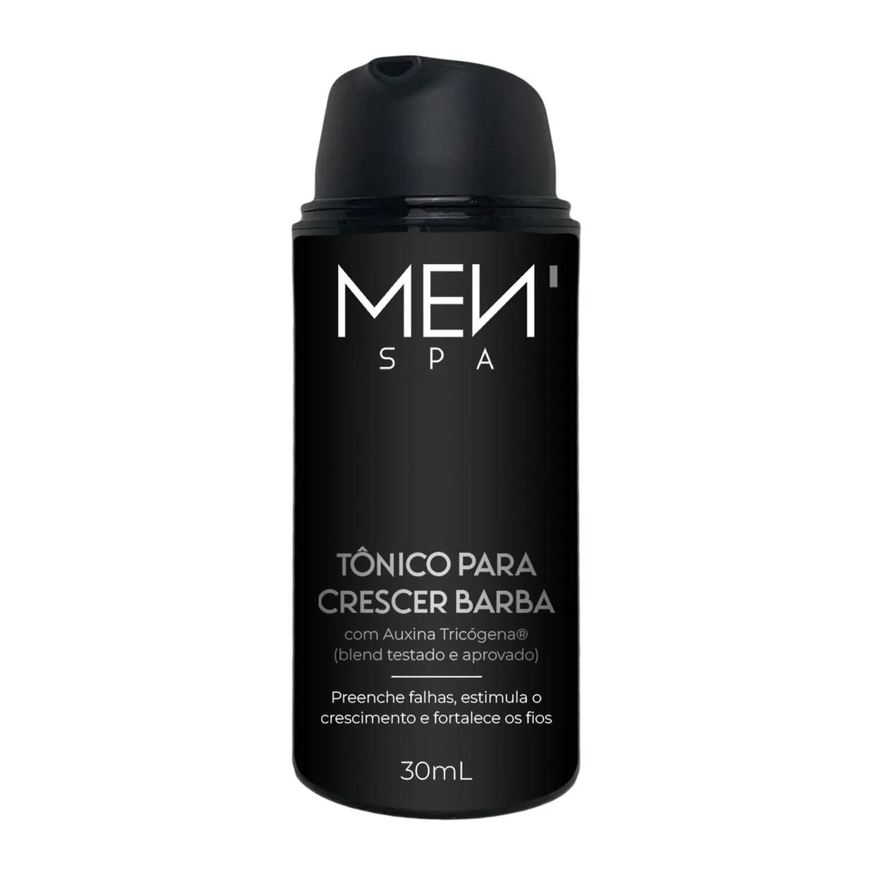 para Tônico Crescer Barba 30 Dias - Acelera e Preenche Falhas 30ml Menspa