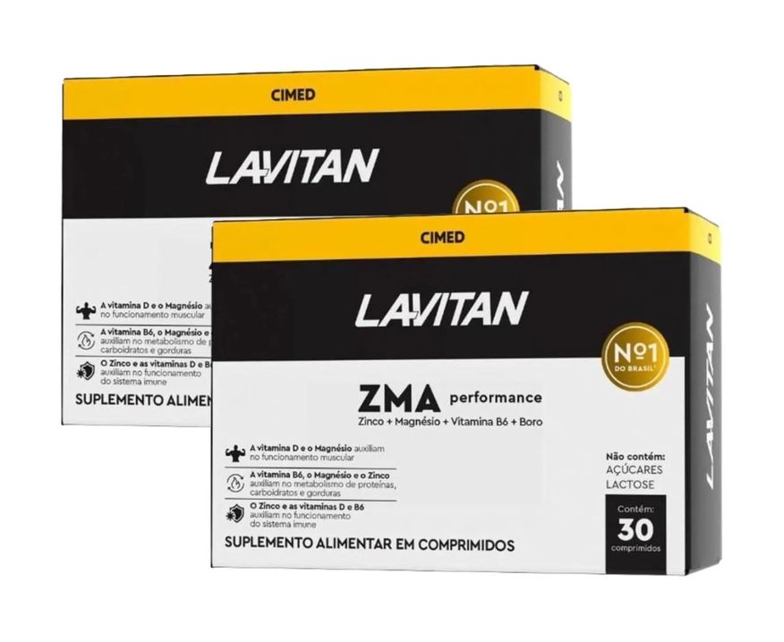Cimed Suplemento Lavitan Zma Performance com 30 cápsulas - Kit 2
