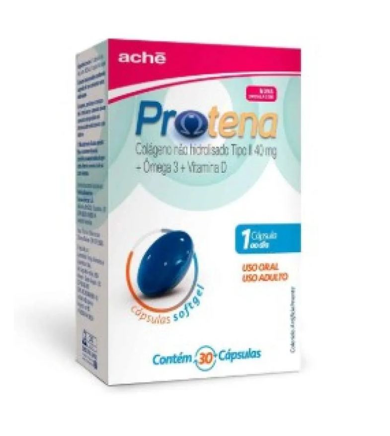 Aché Protena 30caps - Colageno + Vit + Assos