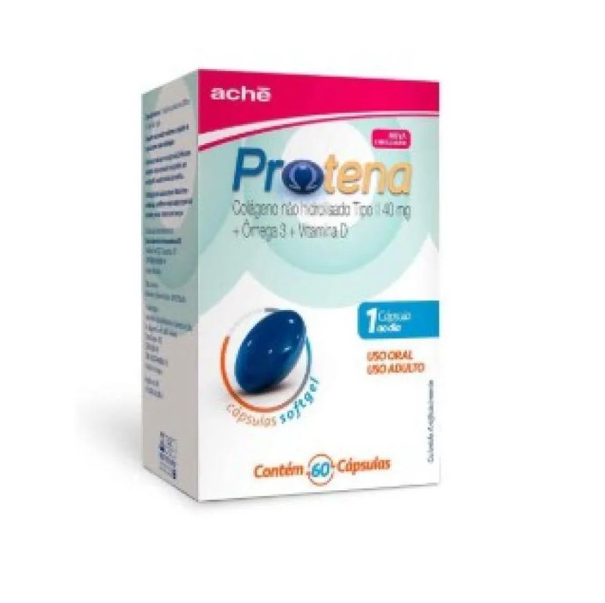 Aché Protena 60caps - Colageno + Vit + Assos
