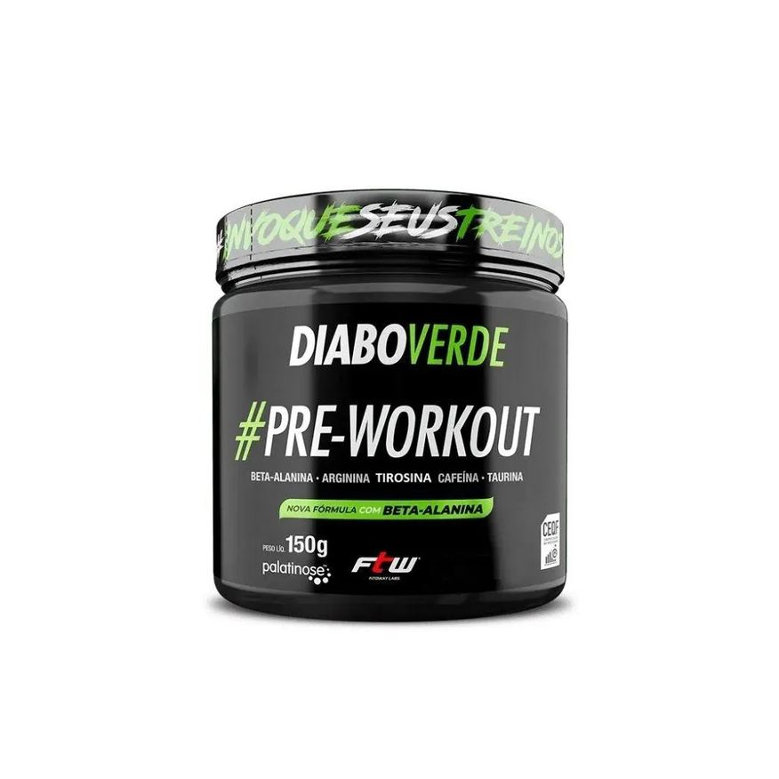 Ftw Sports Nutrition Diabo Verde Pre-Workout (150g) - Sabor: Black Ice