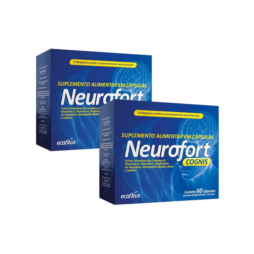 Ecofitus Kit 2 Neurofort Cognis - 60 cápsulas