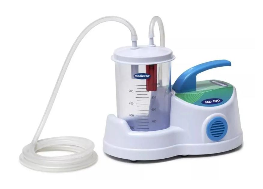 Medicate Aspirador de Secreção com Bomba de Vácuo Md-100 (bivolt)