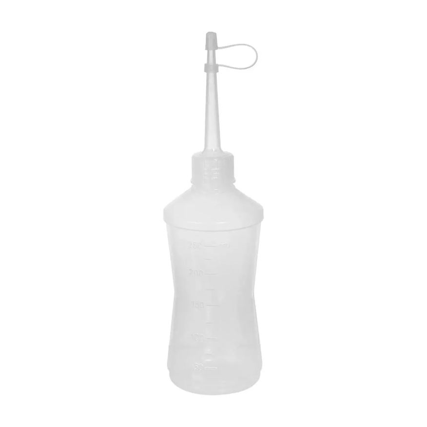 Gg Industria Frasco Almotolia Plástica Transparente 250ml com Bico Reto