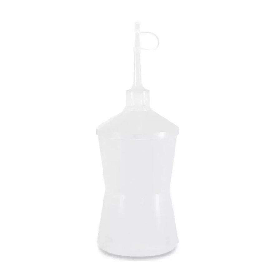 Gg Industria Almotolia Plástica Transparente Frasco 500ml com Bico Reto