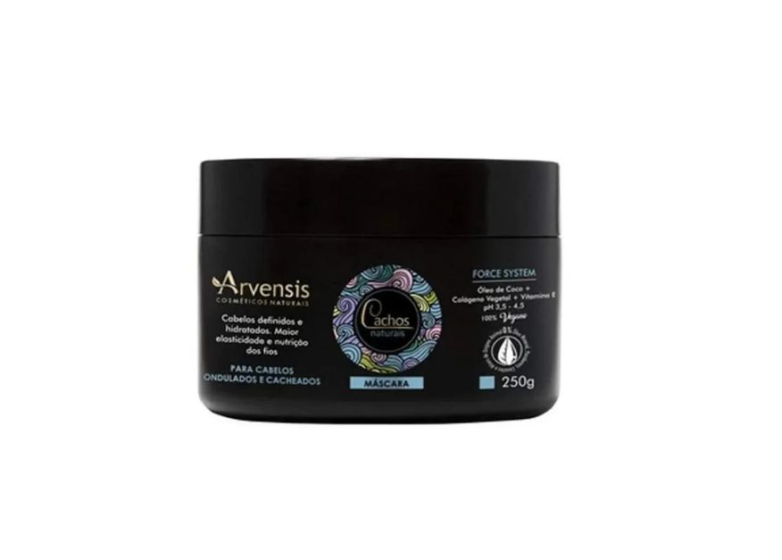 Arvensis Mascara Cachos Naturais (ondulados e Cacheados) - 250g