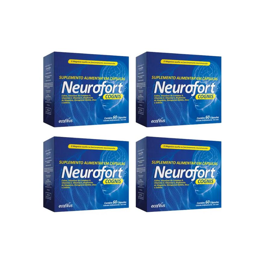 Ecofitus Kit 4 Neurofort com 60caps