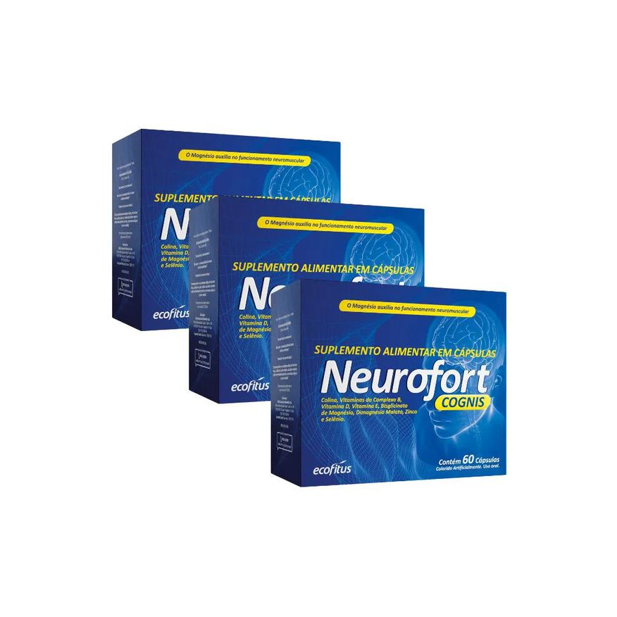 Ecofitus Kit 3 Neurofort com 60caps
