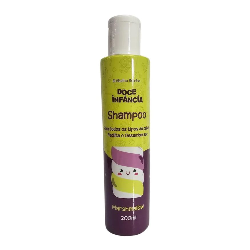 Abelha Rainha Shampoo Marshmallow Doce Infância 200ml