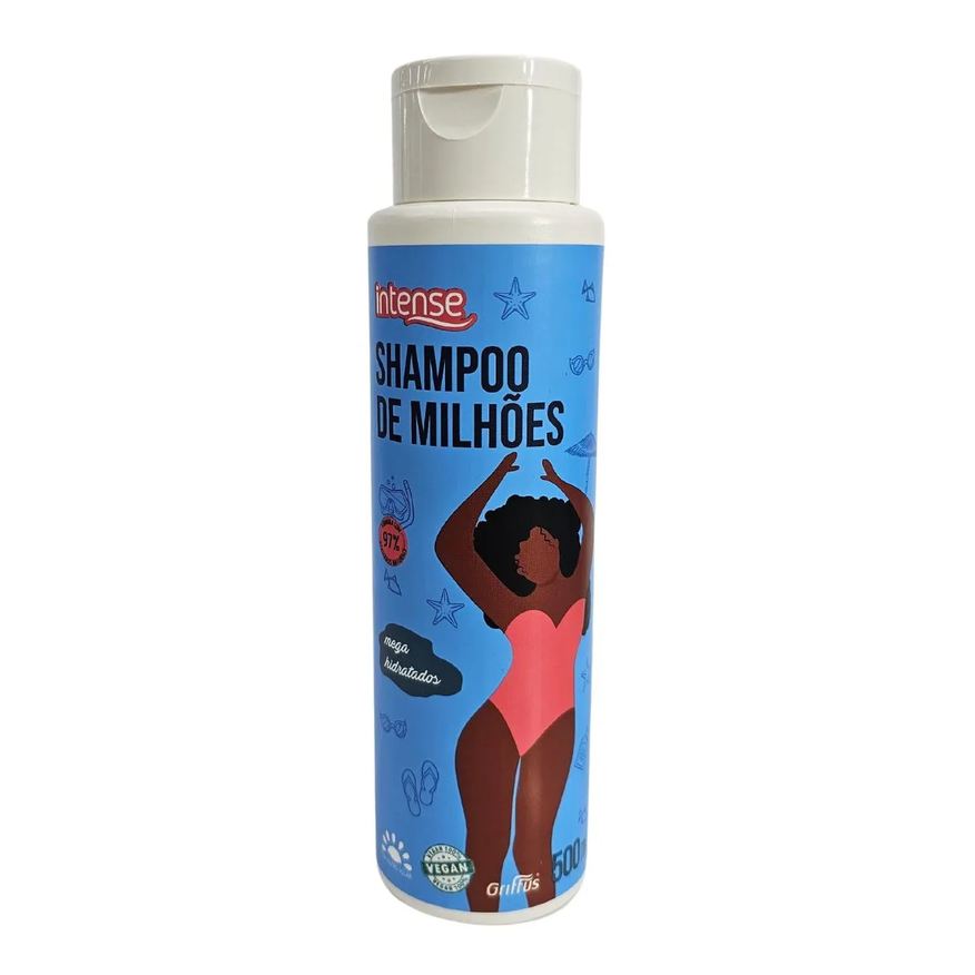 Griffus Shampoo de Milhões Mega Hidratados Vegano Intense 500ml