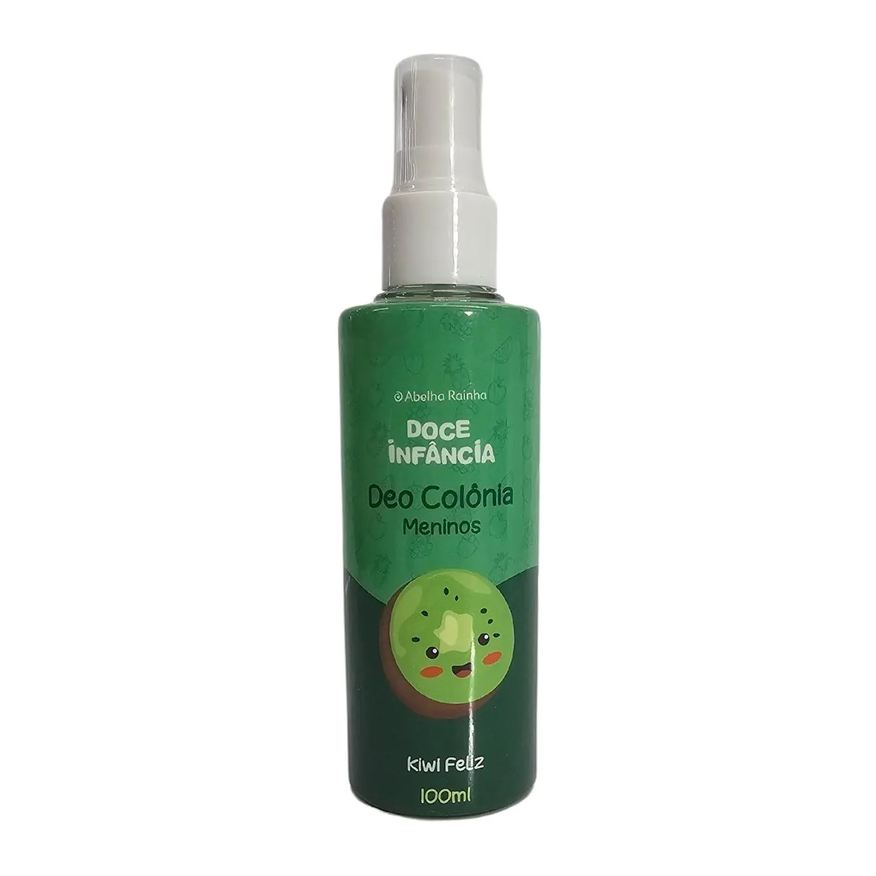 Abelha Rainha Deo Colônia Spray Infantil Meninos Kiwi Feliz Doce Infância 100ml