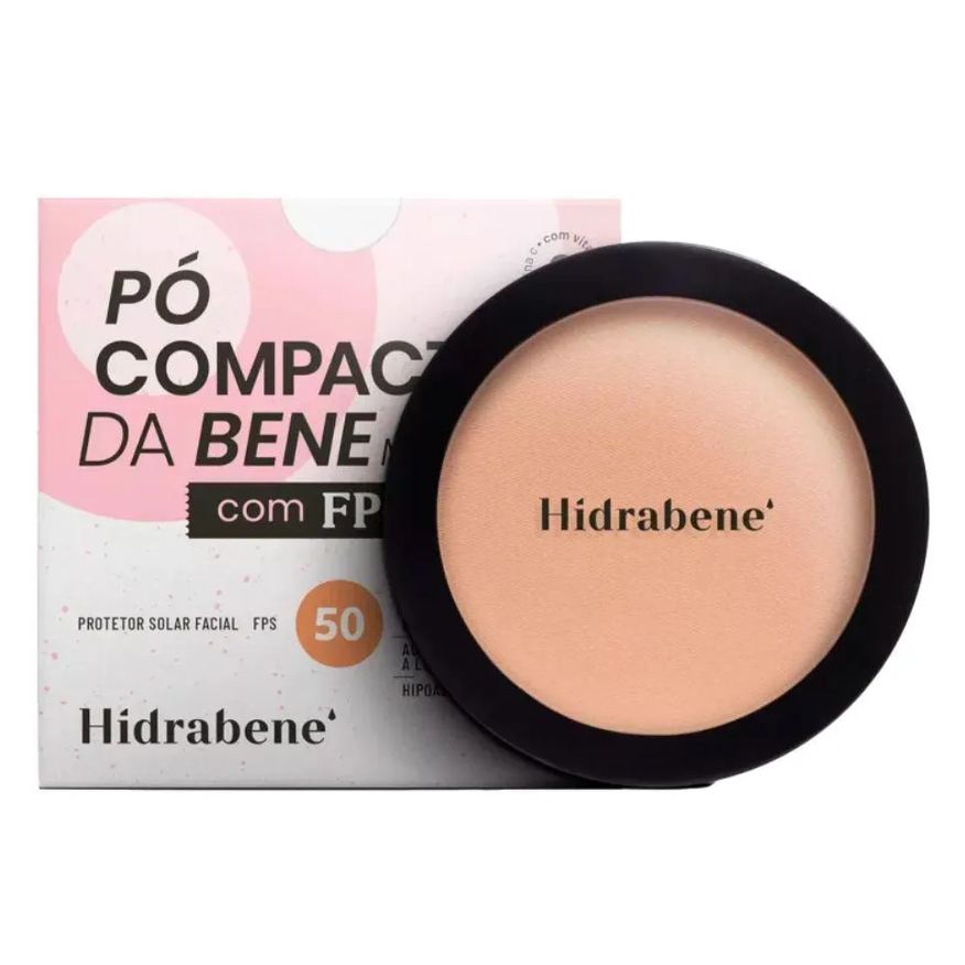 Hidrabene Pó Compacto da Bene Fps 50 Claro 10g