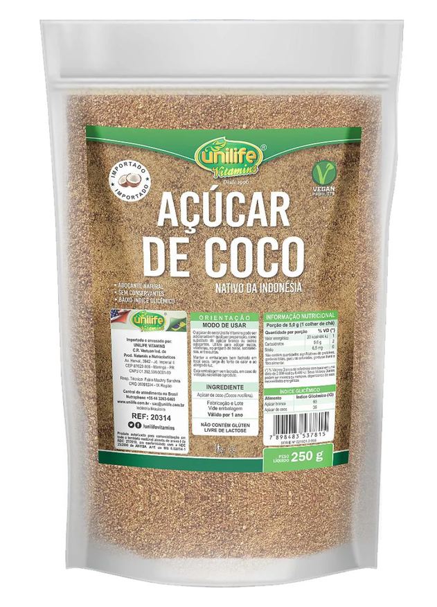 Unilife AçúCAR DE COCO