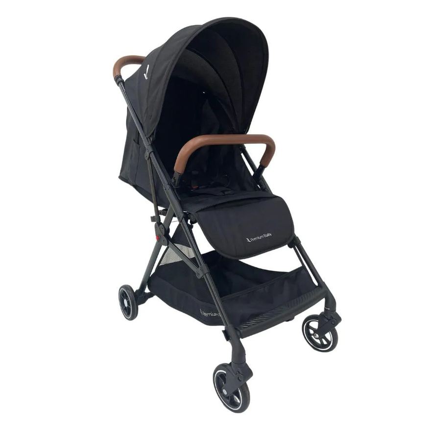 Premium Baby Carrinho de Bebê Passeio Compacto Zurich Pt/Mr