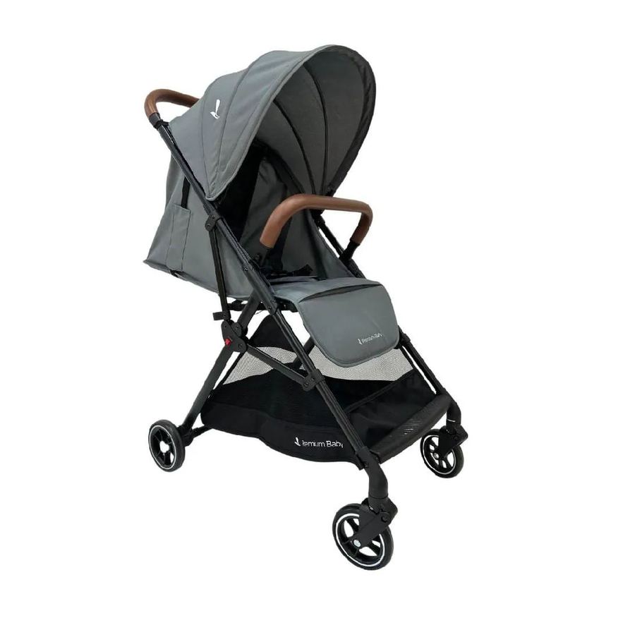 Premium Baby Carrinho de Bebê Passeio Compacto Zurich Cinza