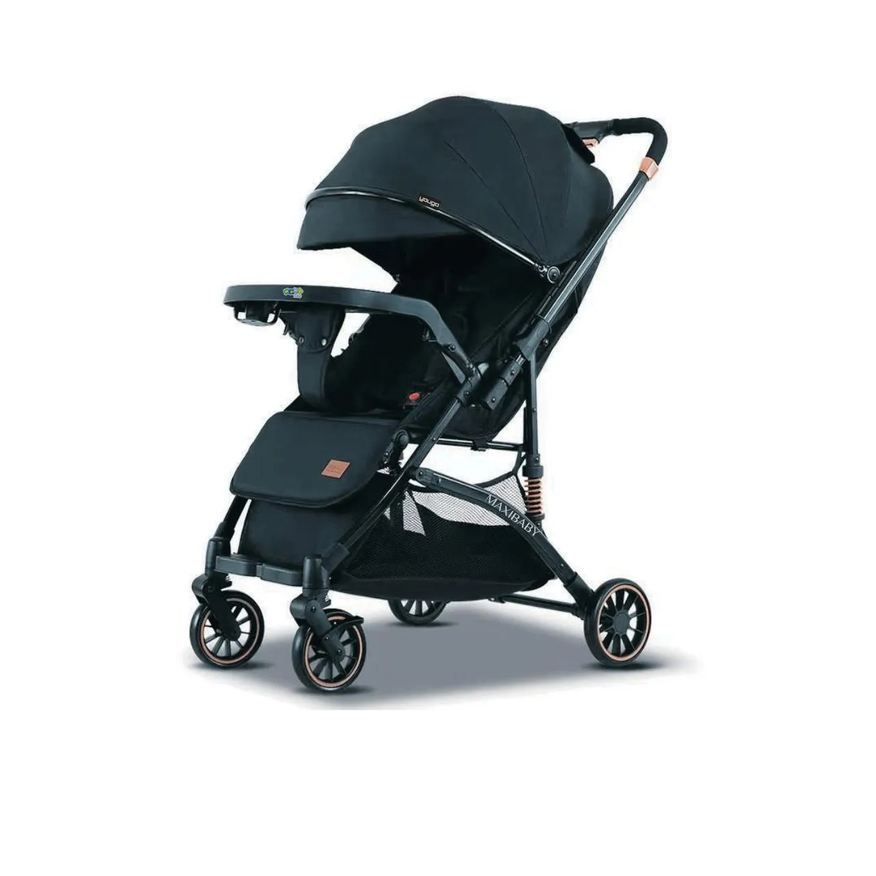 Maxi Baby Carrinho de Bebê Passeio com Alça Reversível Yougo - Preto