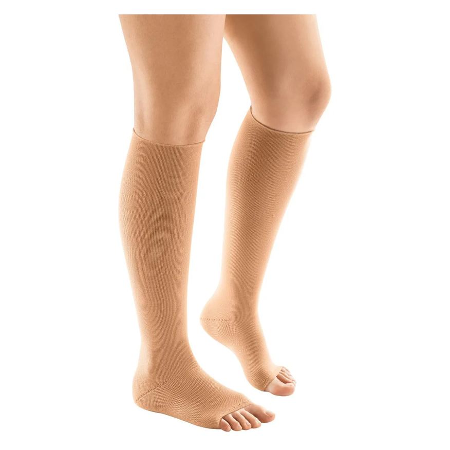 Venosan Meia 3/4 Flat Strong - 30-40mmhg - Aberta - Bege - G - Longa
