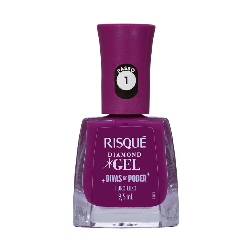 Risqué Esmalte Cremoso Diamond Gel Divas no Poder 9,5ml - Puro Luxo