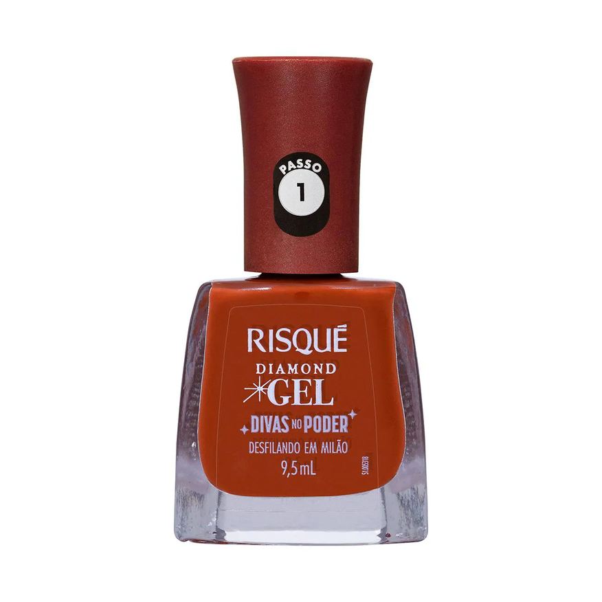 Risqué Esmalte Cremoso Diamond Gel Divas no Poder 9,5ml - Desfilando em Milão