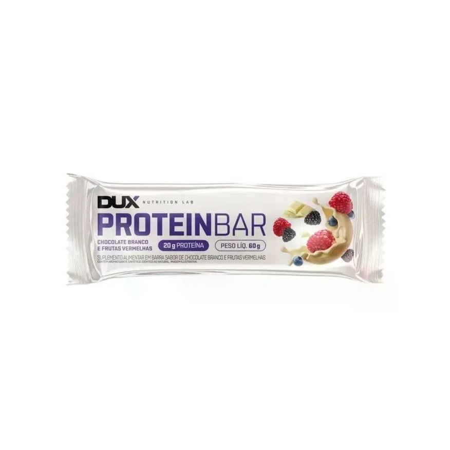 Dux Barra de Proteína Chocolate Branco C Frutas 60g