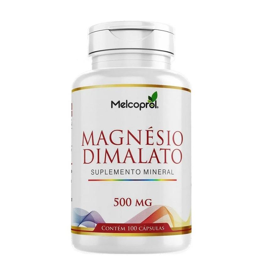 Melcoprol Magnesio Dimalato 500mg 100 Cápsulas Puro Máximo 2/dia