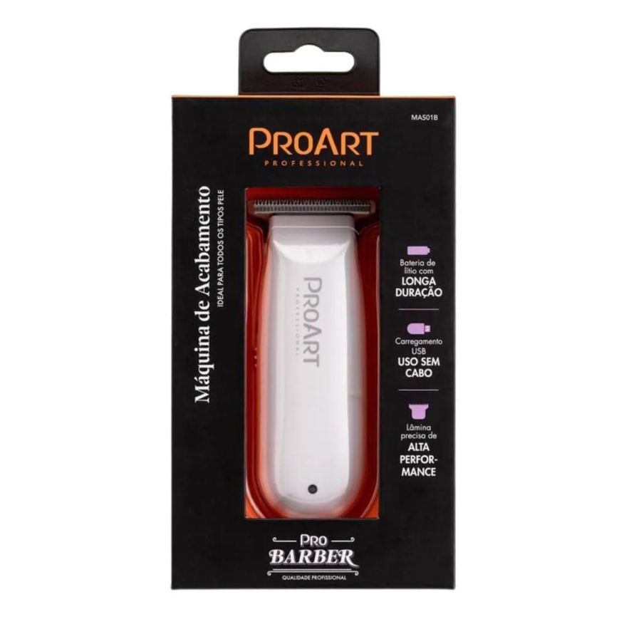 de Máquina Acabamento Proart Probarber Branca Mas01b