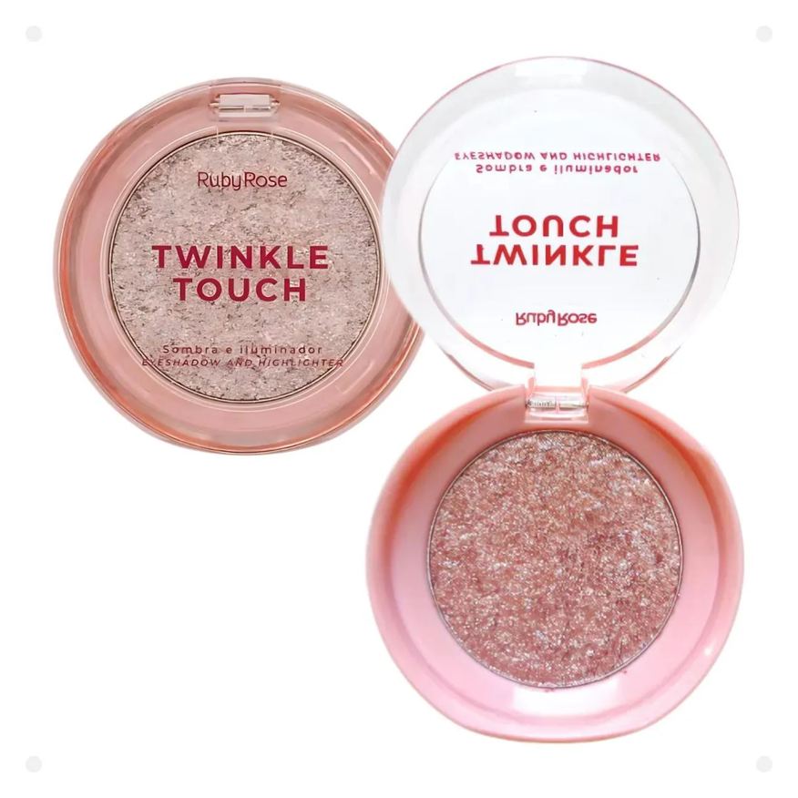 Ruby Rose Sombra e Iluminador Twinkle Touch Pink Luster Hb-m1004-3