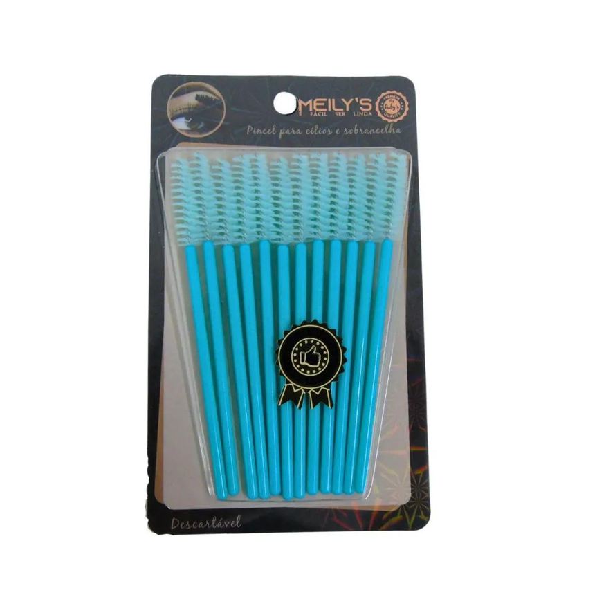 Meily's Pincel Meily´s para Sobrancelhas e Cilios Azul Ref. Mac-294