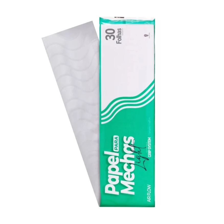 Papel para Mechas Standard 11cmx47cm com 30 Folhas