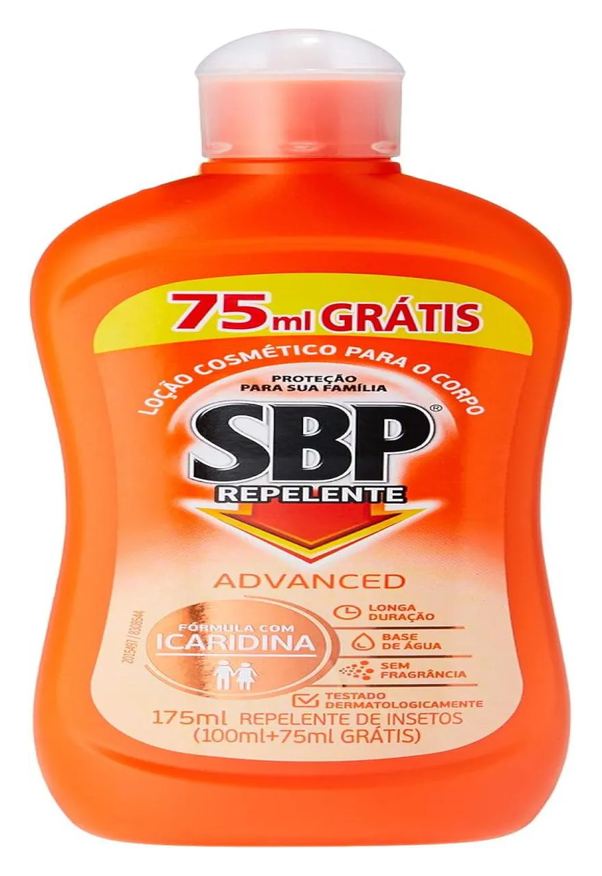 Sbp Repelente Advanced Loção Com Icaridina - 175ml