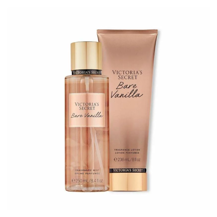 Victoria's Secret Kit Bare Vanilla Body Splash + Creme Victória's Secret - Bare Vanilla