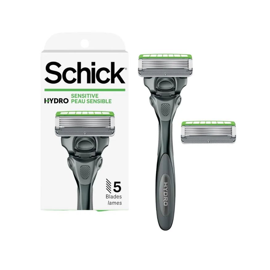 Schick Barbeador Masculino Hydro 5 Sense Sensitive + 2 Refis