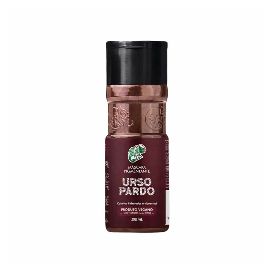 Kamaleão Color Máscara Tonalizante Urso Pardo Ruivo Amadeirado Mogno 100ml