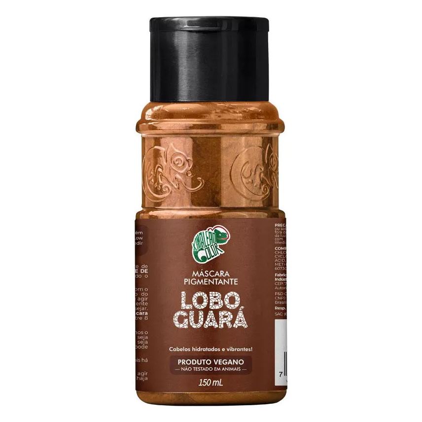 Kamaleão Color Máscara Tonalizante Lobo Guará Ruivo Amadeirado Cedro 150ml