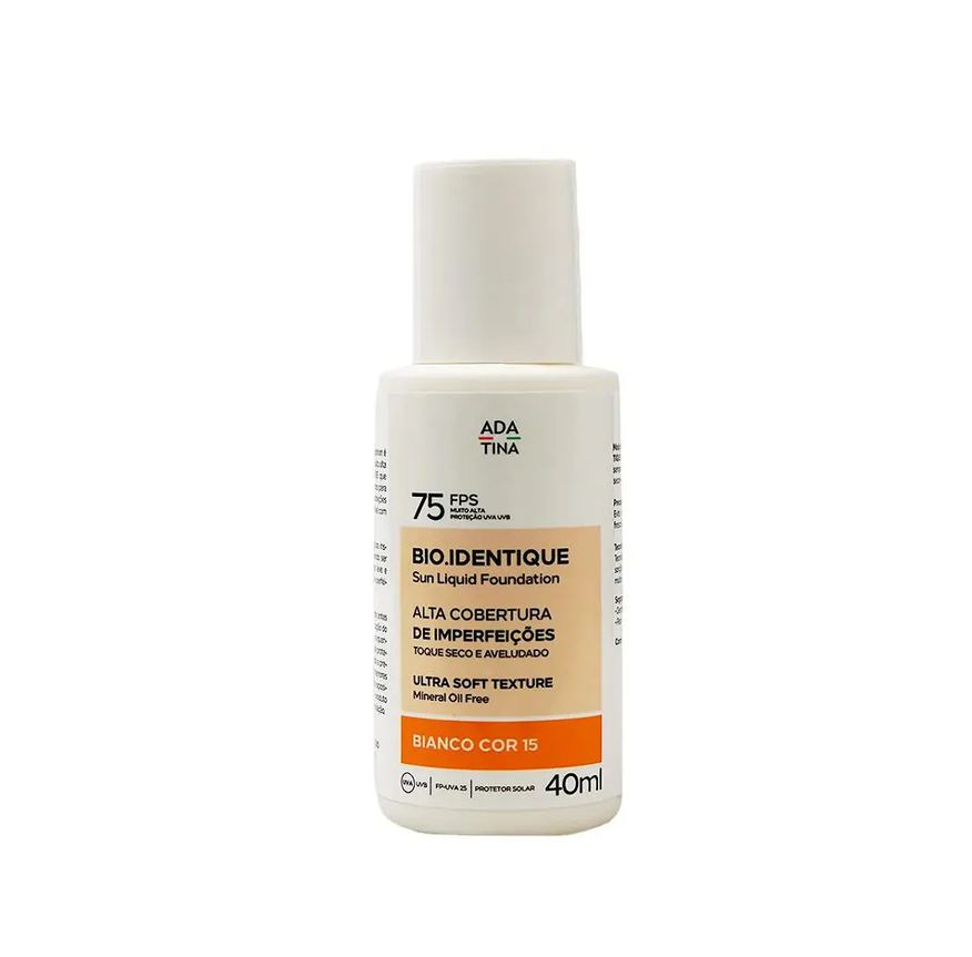Ada Tina Bio.Identique Fps 75 Bianco - Protetor Solar Extra Fluido 40ml