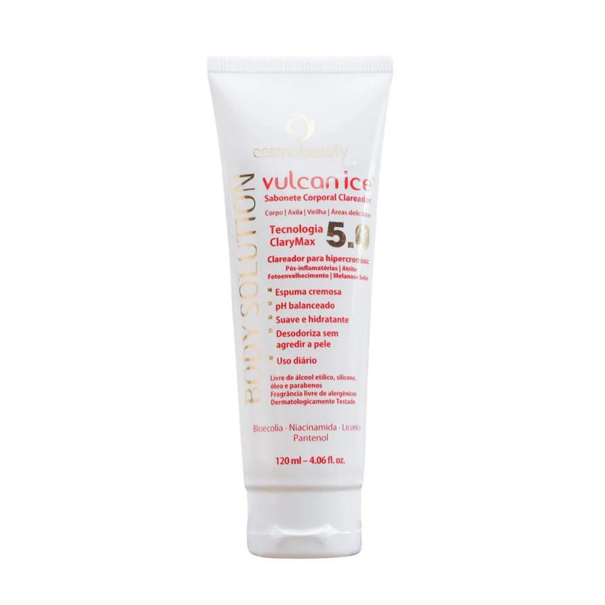 Cosmobeauty Vulcan Ice Sabonete Corporal Clareador 120ml
