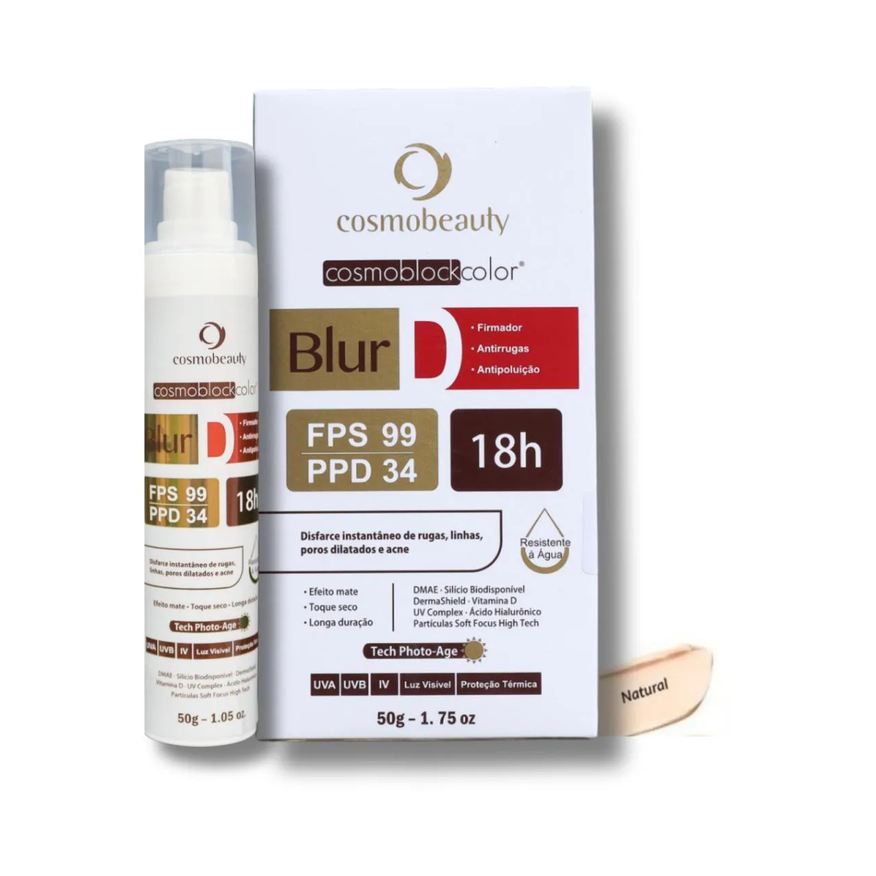 Cosmobeauty Cosmoblock Blur D 18h Firmador Fps 99 50g - Natural