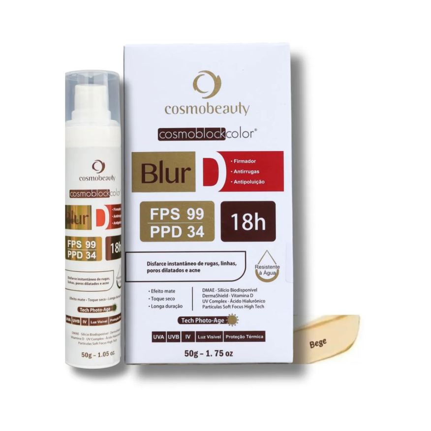 Cosmobeauty Cosmoblock Blur D 18h Firmador Fps 99 50g - Bege