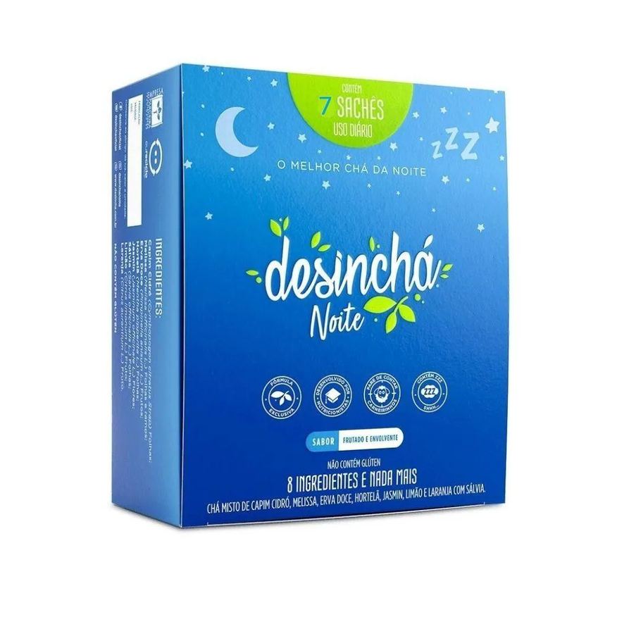 Desincha Desinchá Noite (7 Sachês 1,5g) - Padrão: Único