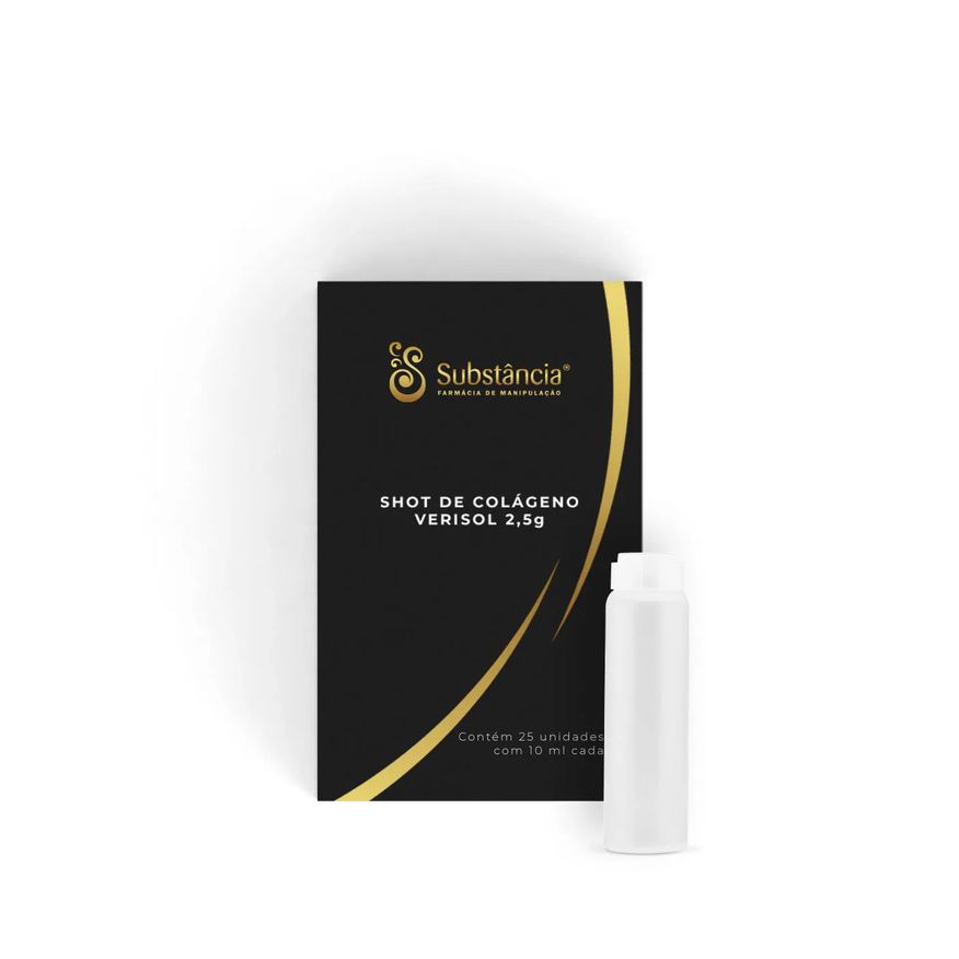Substância Shot Colágeno Verisol 2,5 g c/ 10ml - 25 un-1 caixa