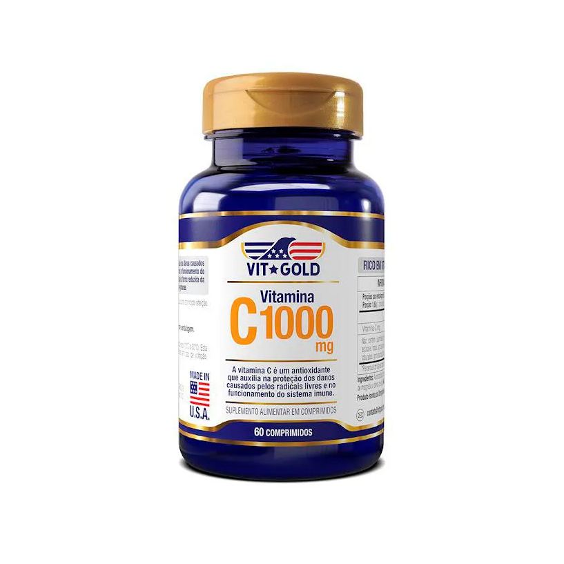 Vit Gold Vitamina C 1000mg Vitgold 60 comprimidos
