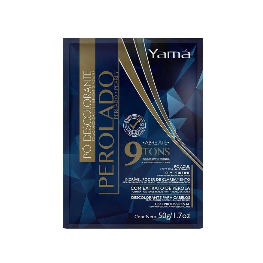 Yamasterol Descolorante em Pó Yamá Perolado 50g - Embalagem com 12 unidades
