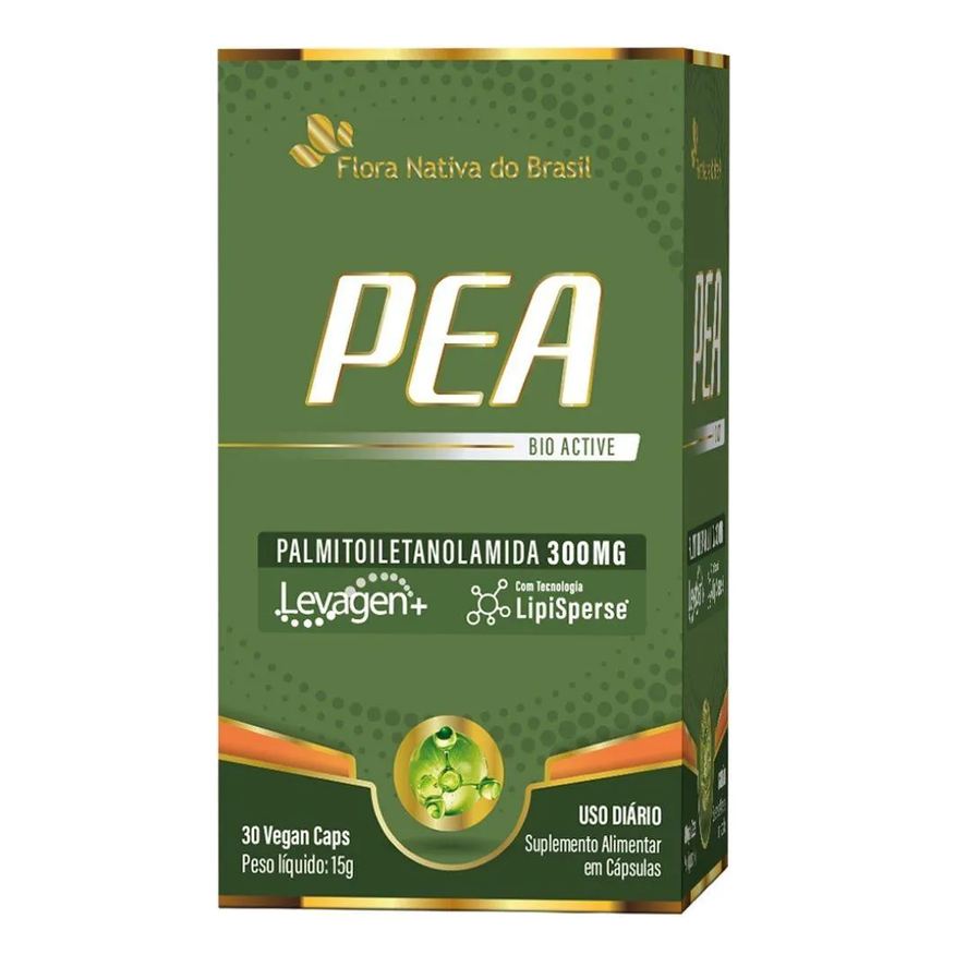 Flora Nativa Do Brasil Pea - Palmitoiletanolamida (levagen®) 300mg 30 cápsulas - Flora Nativa