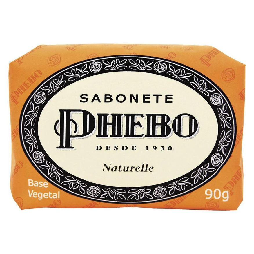 Phebo Sabonete Naturelle 90g Embalagem com 12 unidades